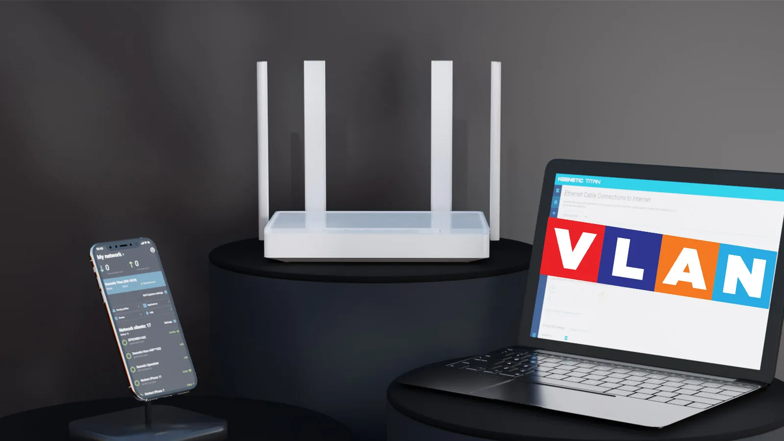 Crea varias redes separadas en tu router Keenetic: guía para configurar VLAN y el firewall