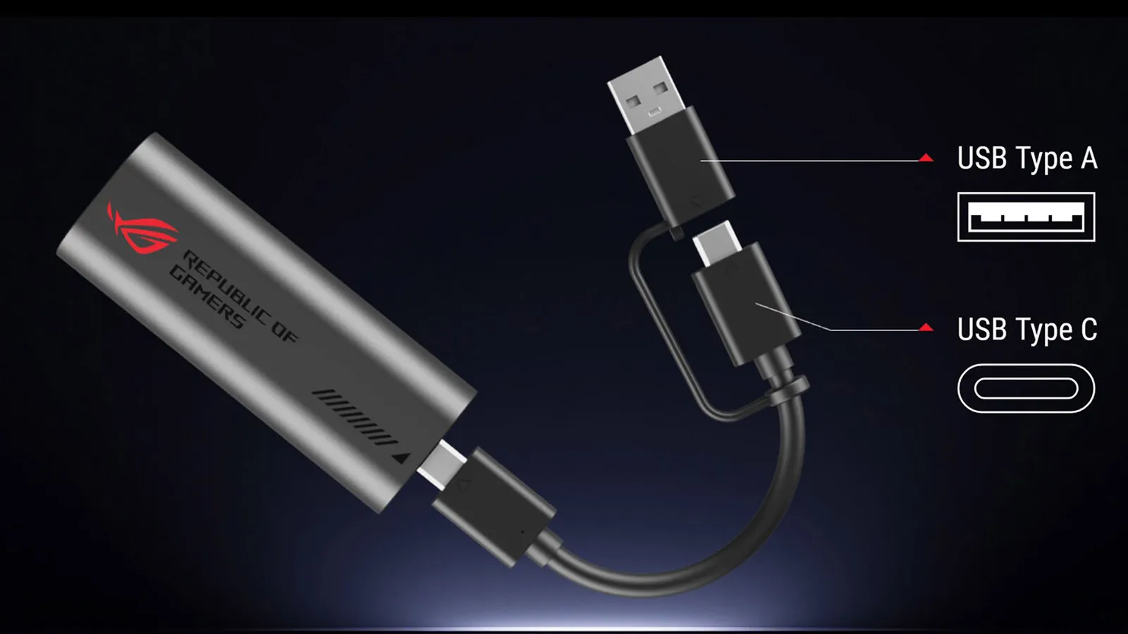 ASUS ROG USB-C10G: el adaptador de red a 10G para gamers y editores que cabe en la palma de la mano